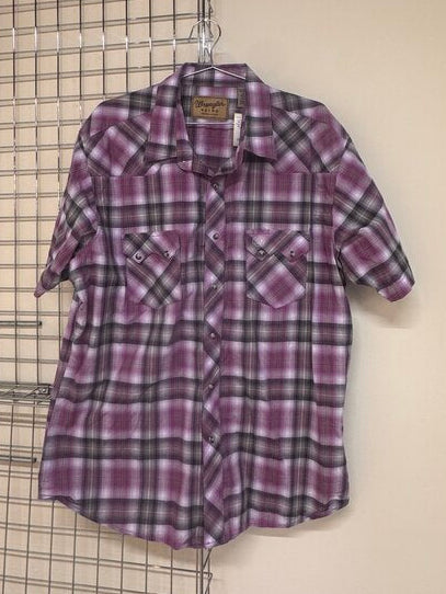 Wrangler Pearl Snap Button Up Short Sleeve XXL