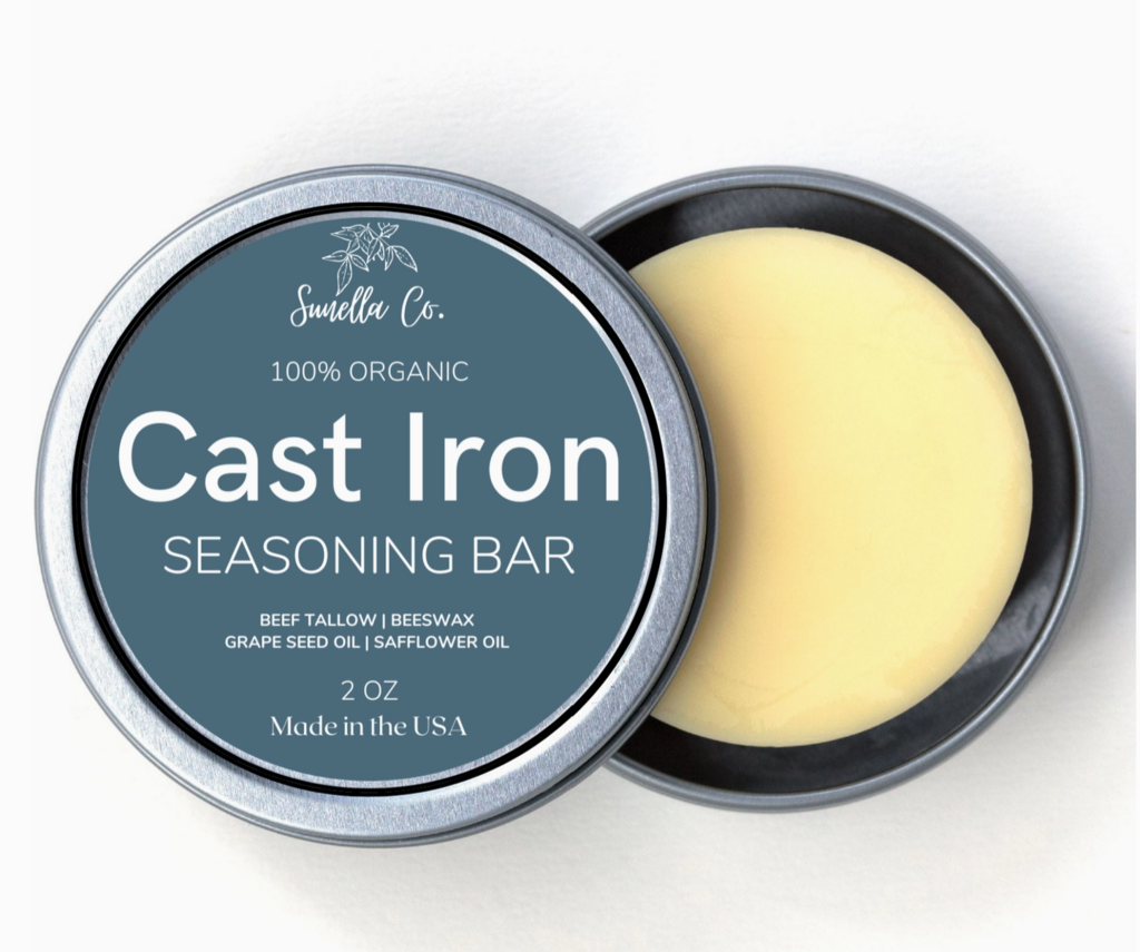 'Grape Seed/Safflower Oil' Cast Iron Seasoning Bar