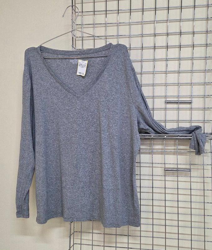 Lane Bryant L/S V Neck T Shirt sz 22/24