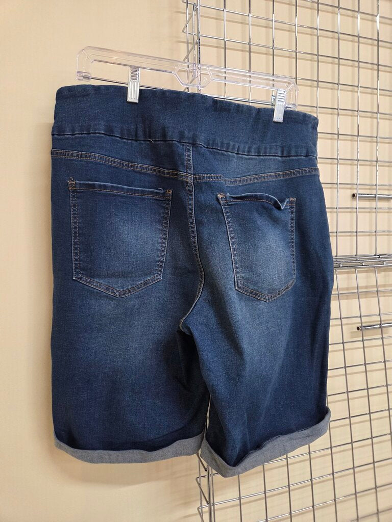 Blue Jean Bermuda Shorts