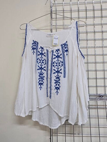 Abercrombie sleeveless blouse sz S