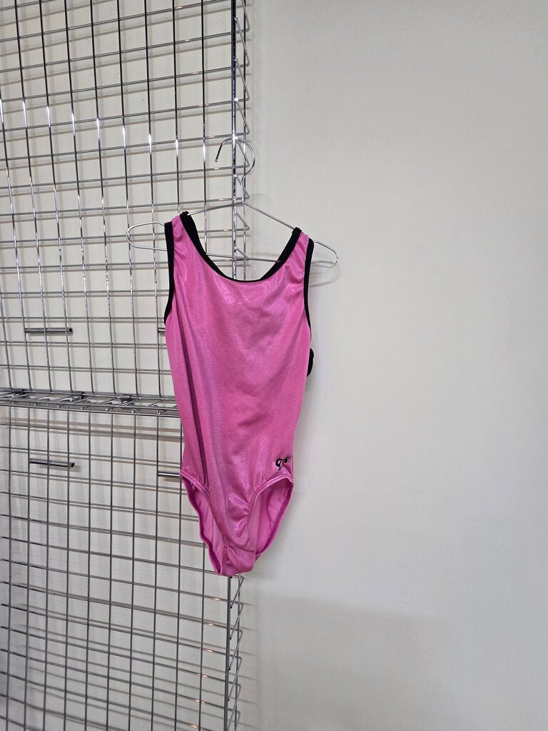Girls Pink Gymnastic Bodysuit