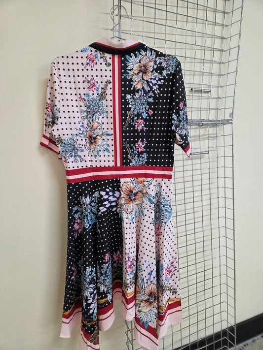 Dalia MacPhee S/S Spring Dress with Hankerchief Hem
