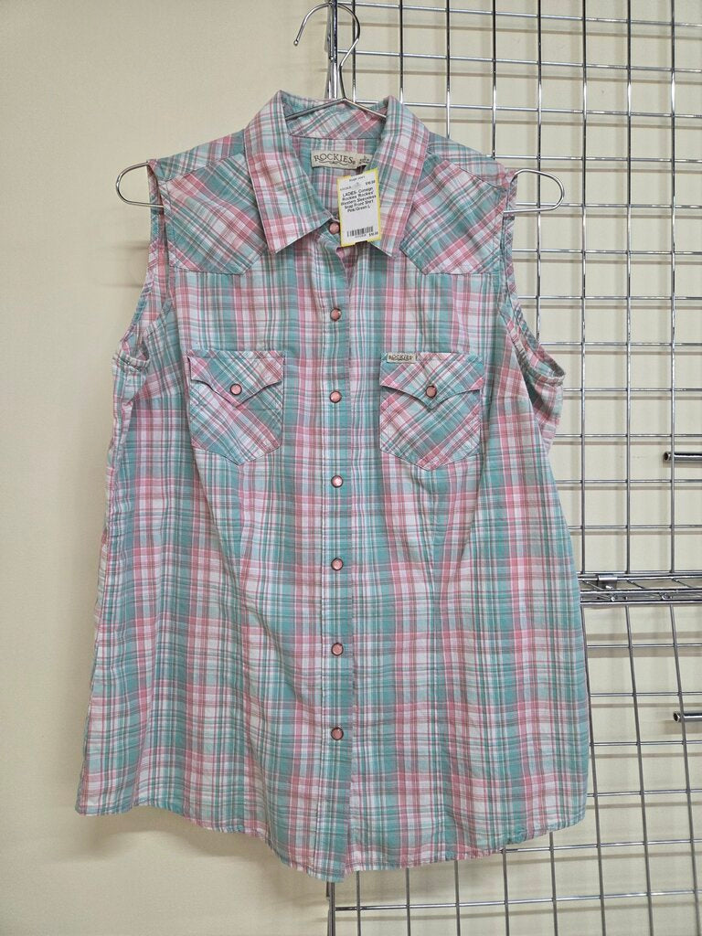 'Rockies' Western Sleeveless Snap Front Shirt