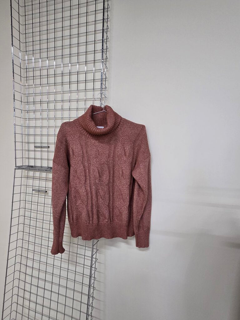 Women's Olive Oak Turtleneck Sweater