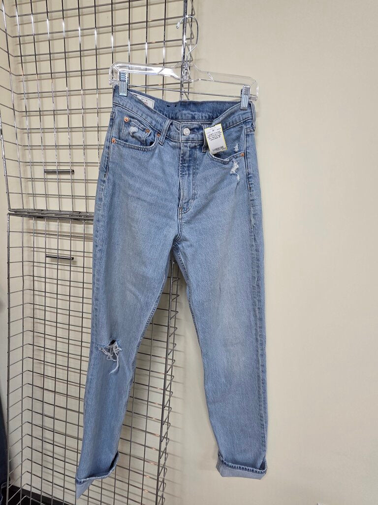 Women's GAP Sky High Straight Jeans sz 28
