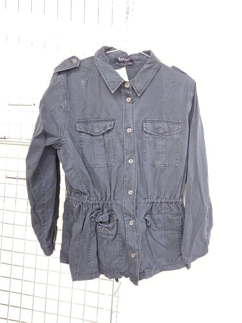 Women's Black Button Up Jacket