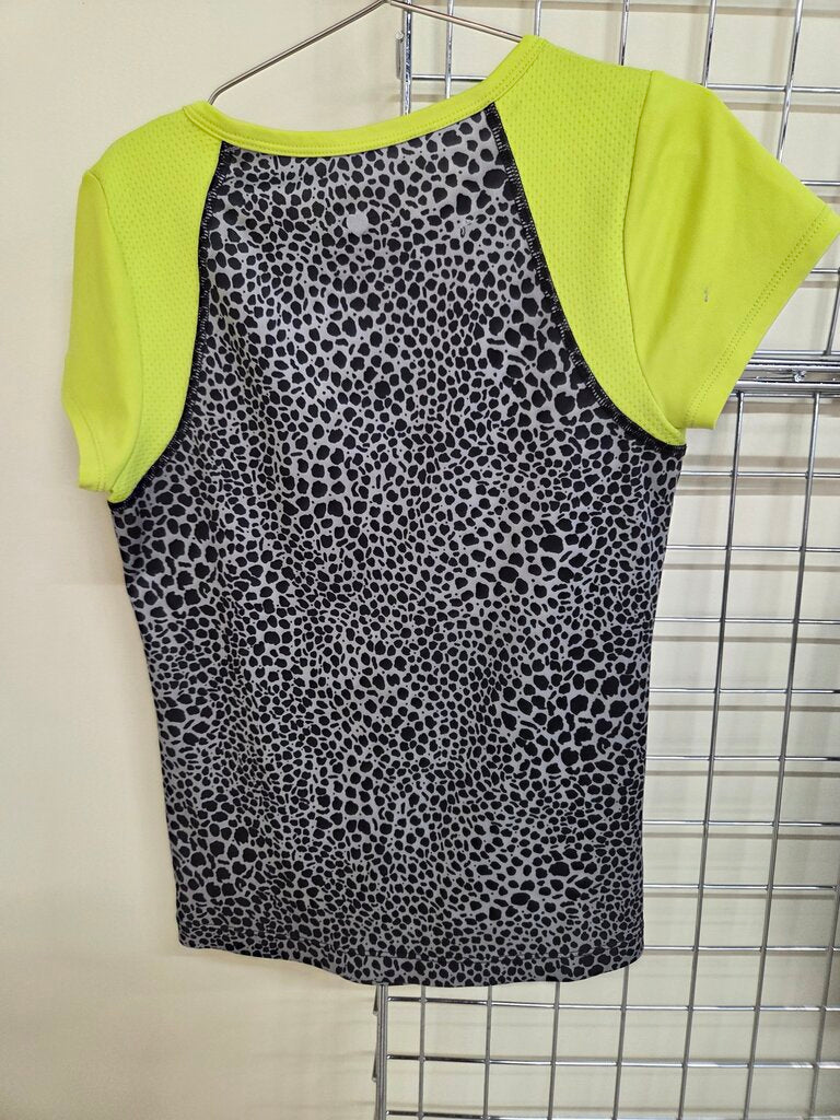 Danskin S/S Top Animal Print