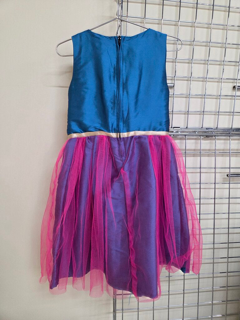 A.T.U.N. (All Things Uber Nice) Metallic Embroidered Dress sz 6/7