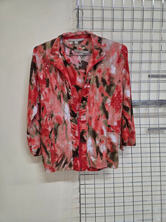 Complements by Erin London Patterned Tank and Jacket Set