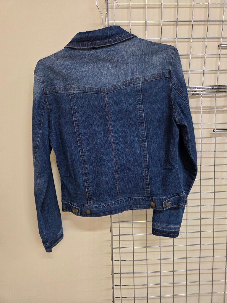 Nina Leonard Jean Jacket