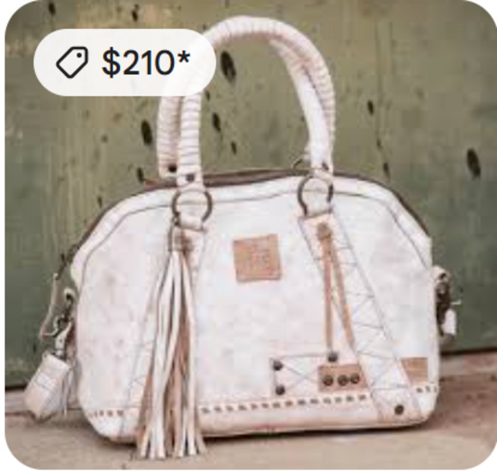 'StS Ranchwear Cremello Sansa Leather Satchel