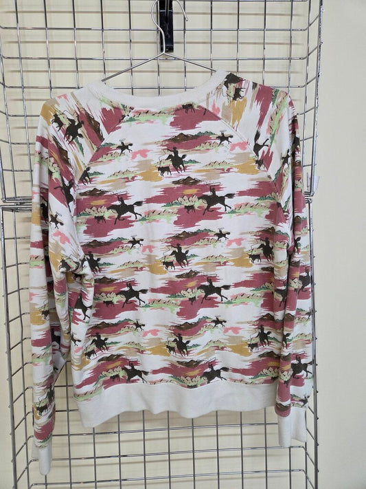 Ariat Cowboy Sweatshirt sz L