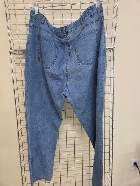 Ruby Rd. Lace Straight Leg Jean