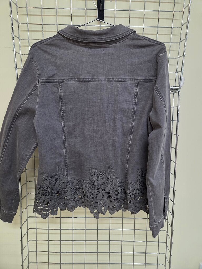 Renuar Lace Denim Jacket XL
