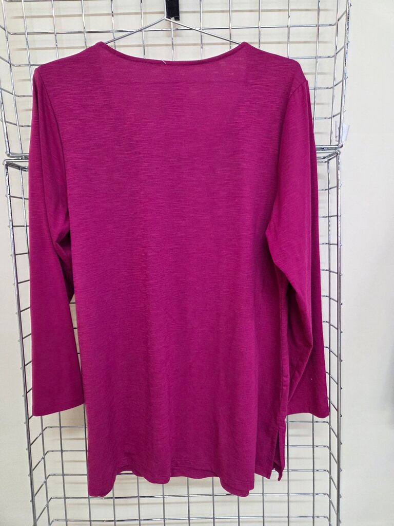 Christopher & Banks Plain Long Sleeve sz L