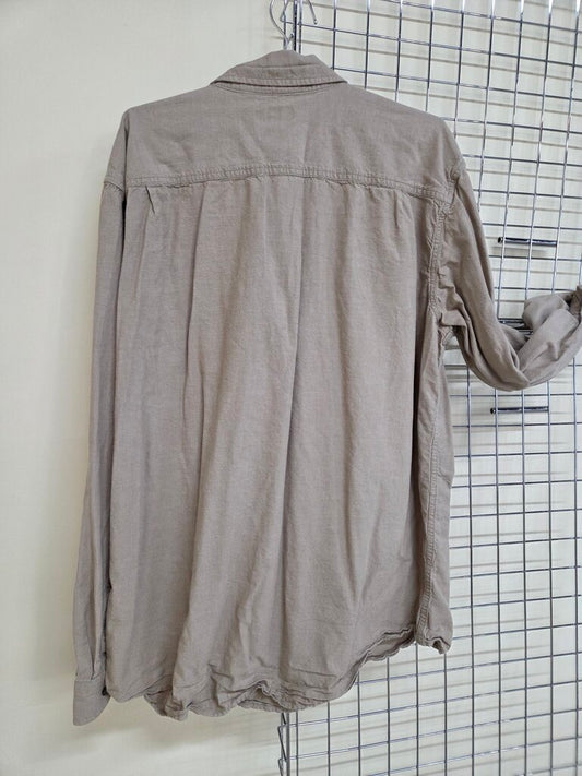 Carhartt Relaxed Fit L/S Button Up Cotton Shirt 2XL