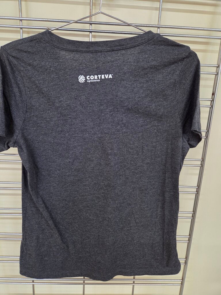 Ladies V Neck 'Here's to Women Who Farm