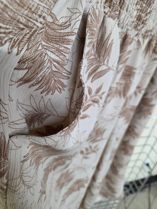 'Final Touch' Floral Wide Leg Flowy Pant with Pockets