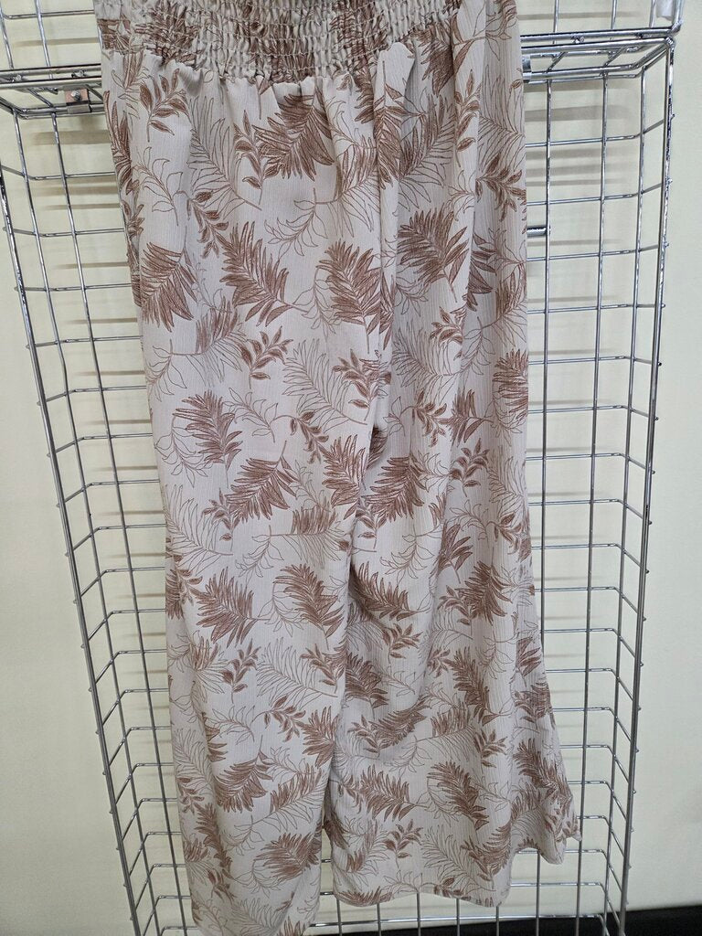 'Final Touch' Floral Wide Leg Flowy Pant with Pockets
