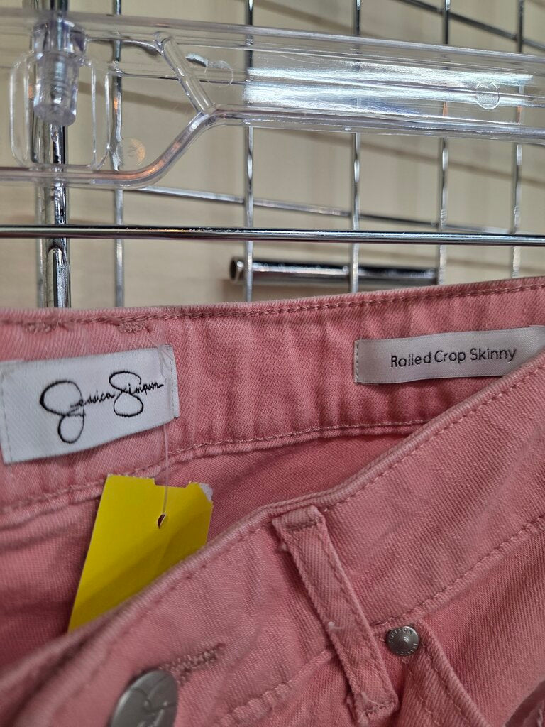 'Jessica Simpson' Rolled Crop Skinny Denim sz 8/29