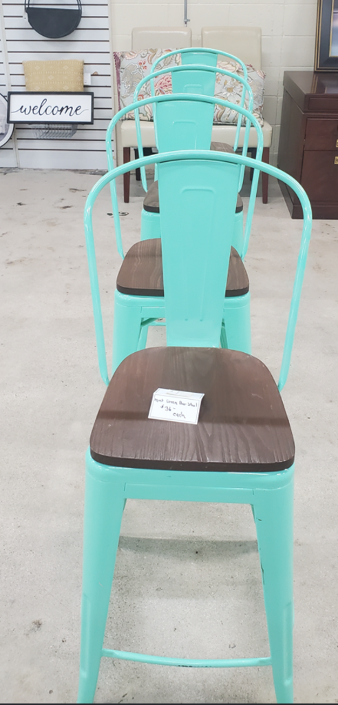 Mint Green Bar stool