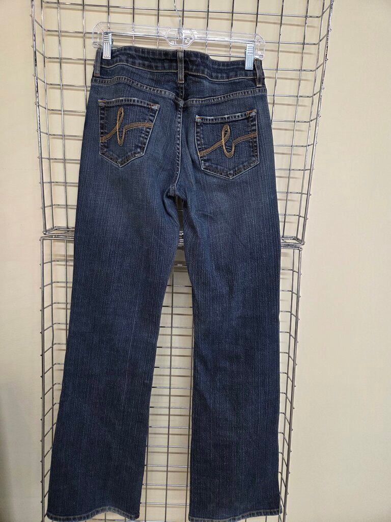 bebe Low Rise Bootcut Blue Jeans sz 30