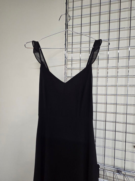 Womens Lulus black sleeveless maxi dress