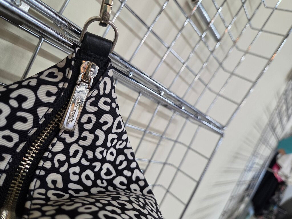 NWOT Chelsea Leopard Heart Duffle Crossbody by Kate Spade