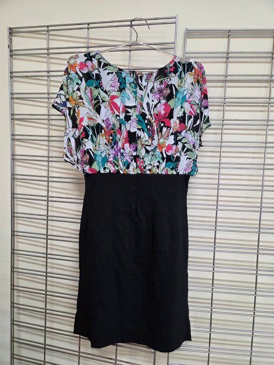 Nicole by Nicole Miller Multicolor floral print dress sz 16