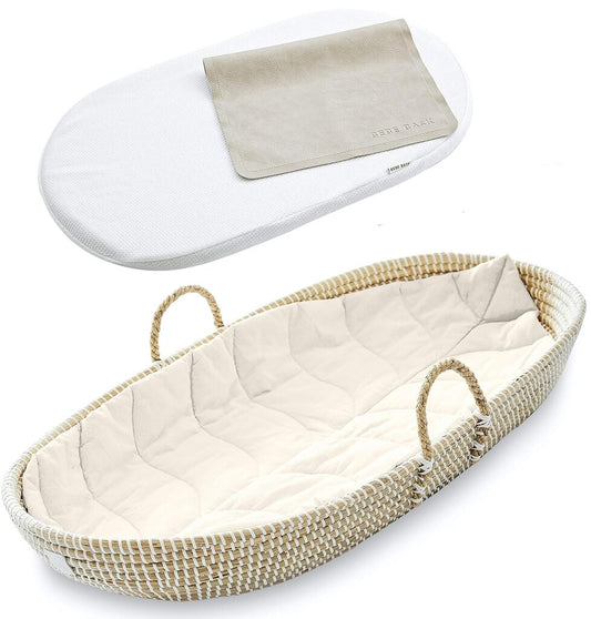 Bebe Bask Artisan Changing Basket