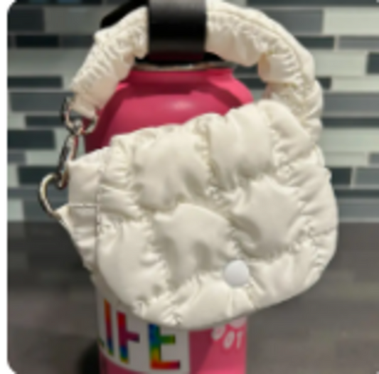 Puffy Bag Charm- White