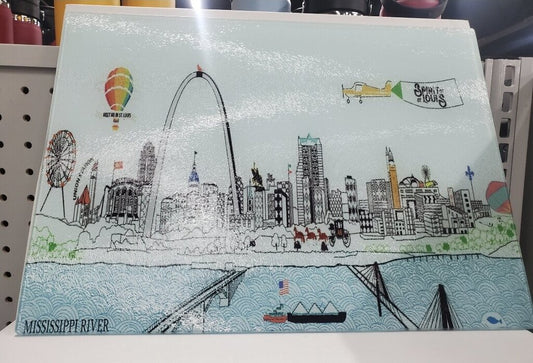 Spirit of St. Louis Lg cutting board