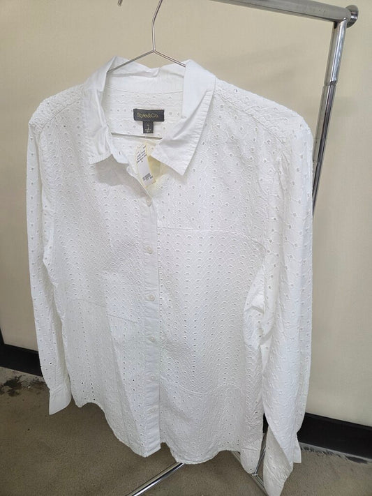 Style & Co Button up blouse