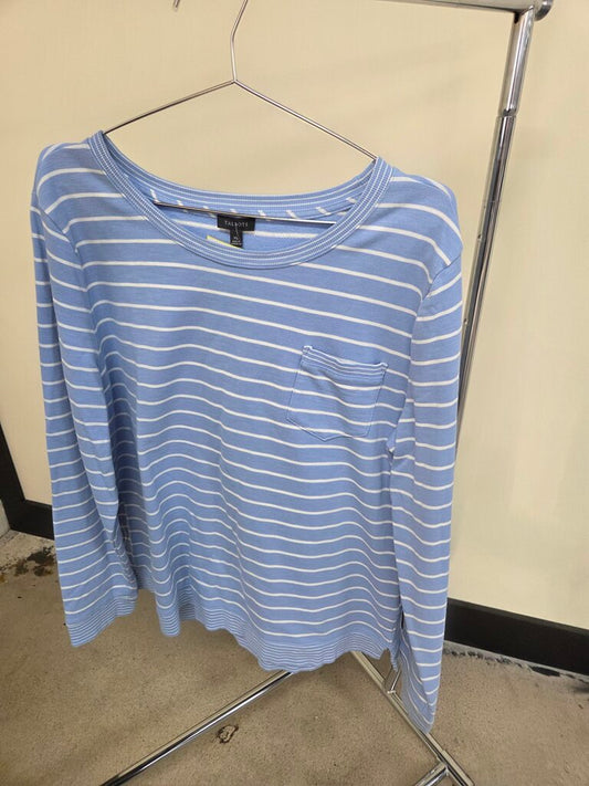 Talbots long sleeve pocket t-shirt