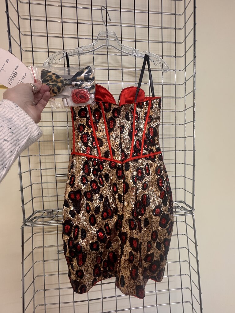 SHORT SEQUIN DRESS