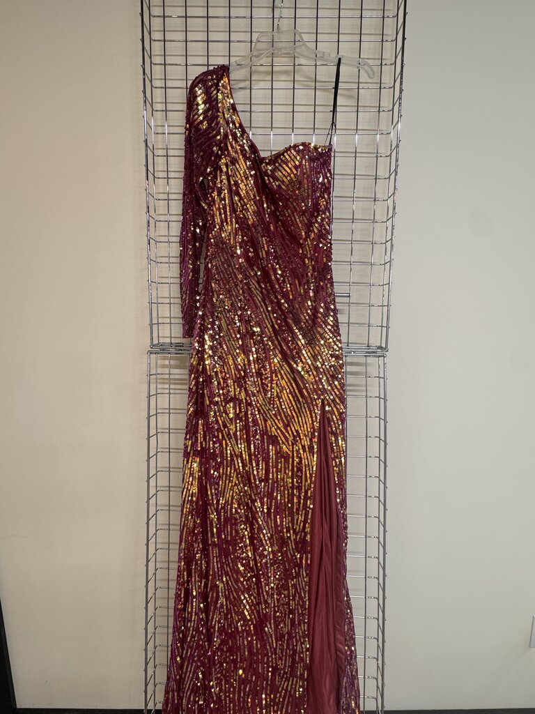 LONG SEQUIN GOWN