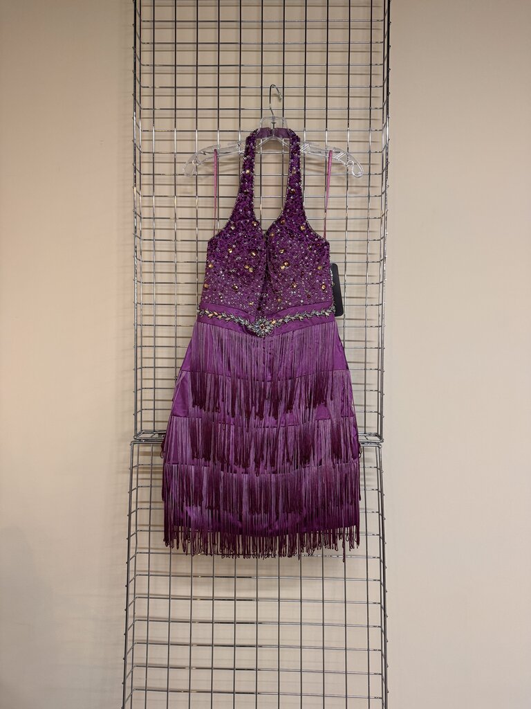 SHORT PURPLE FORMAL DRESS