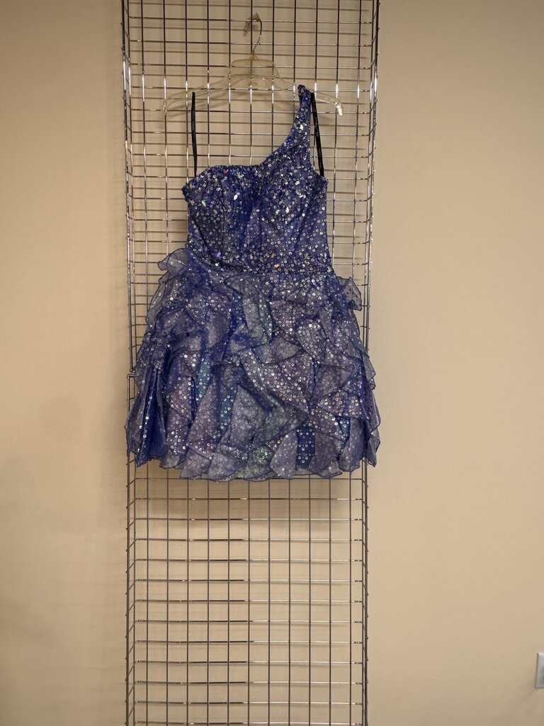 SHORT BLUE FORMAL DRESS