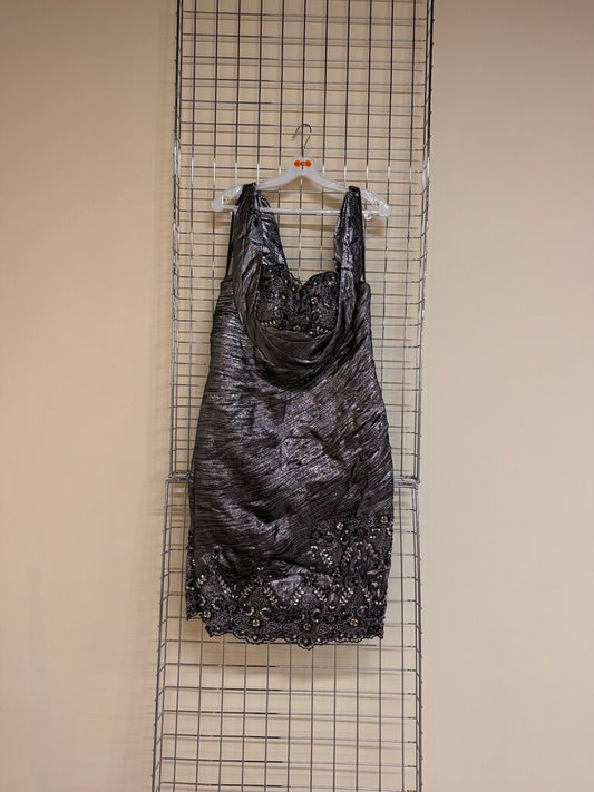SILVER FORMAL DRESS