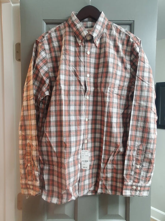 Brooks Brothers NWT Plaid Button Up