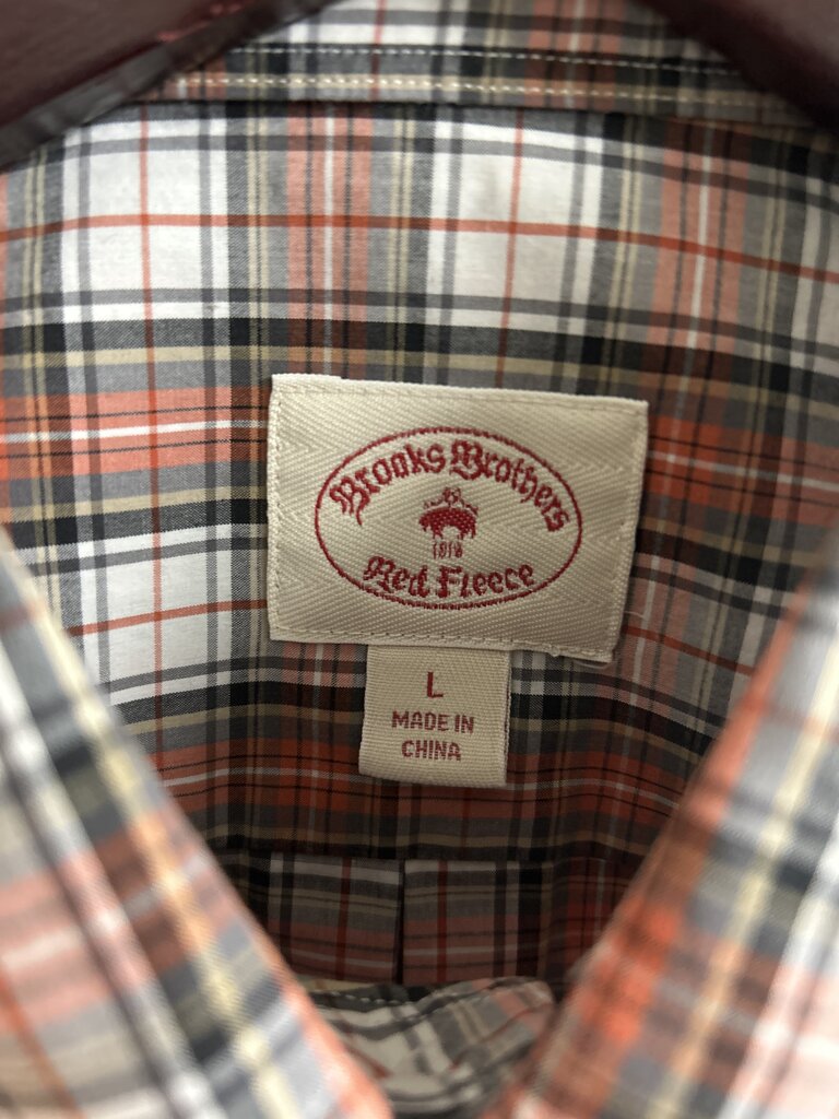 Brooks Brothers NWT Plaid Button Up