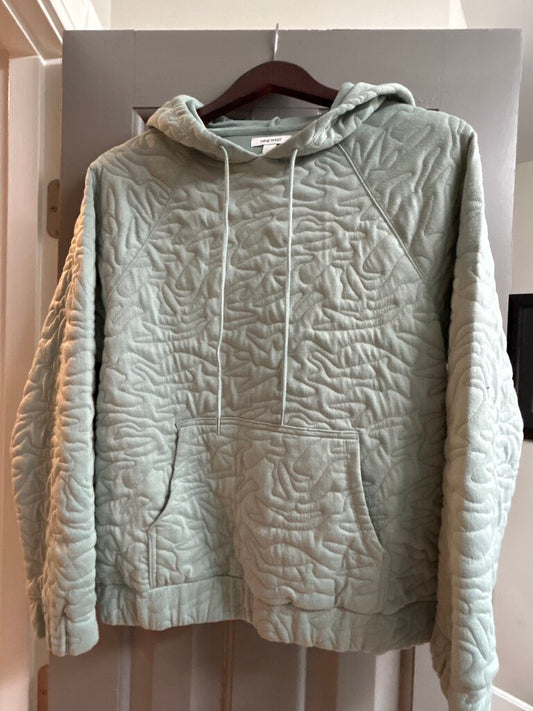 Nine West Light Quilted Hooded Pullover