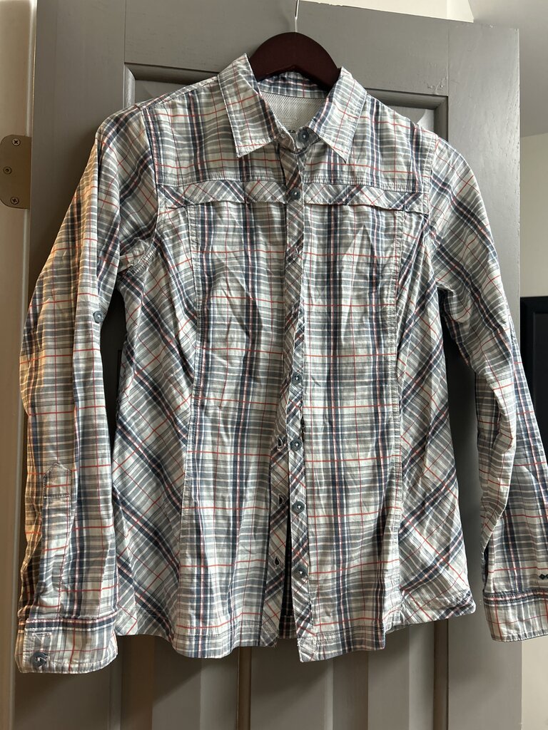 Columbia plaid long sleeve shirt
