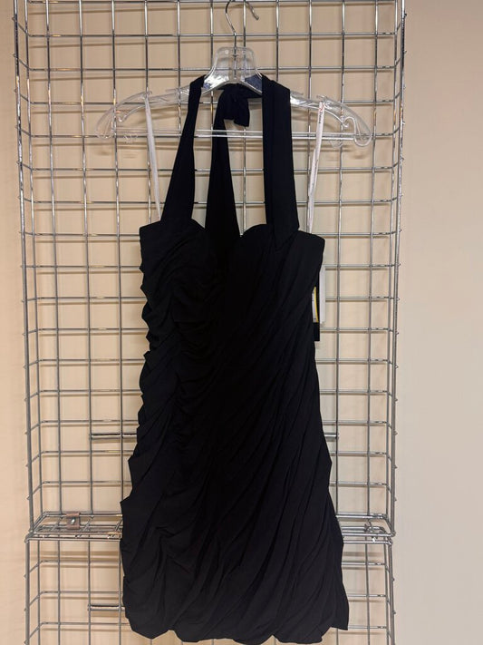 Extreme Short Black Dress