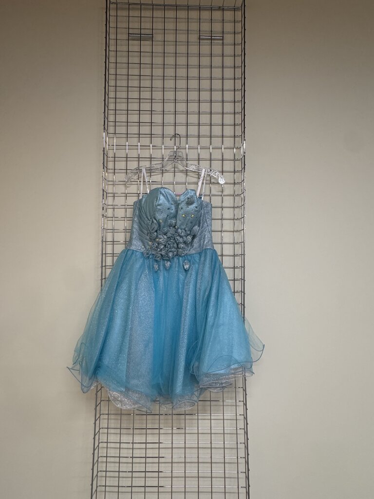 Short Blue Formal Dress