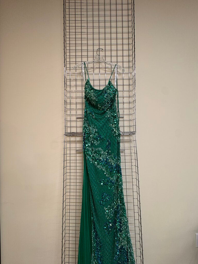 Long Beaded Formal Dress