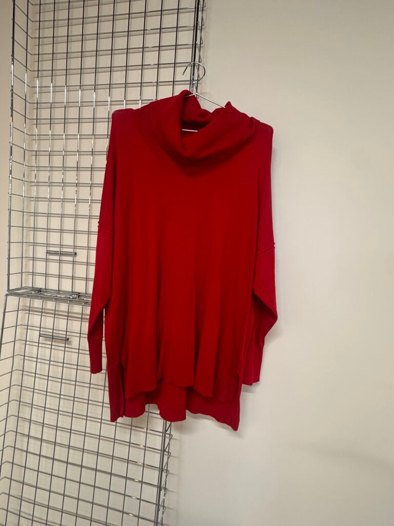 Turtleneck tunic sweater