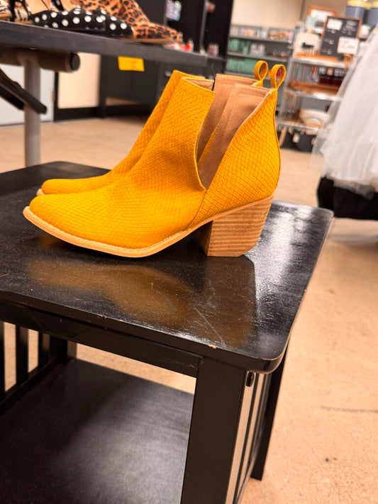 Mustard Yellow Ankle Boot