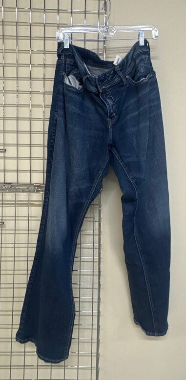 Silver Elyse Slim Boot Cut Jeans sz 18/33